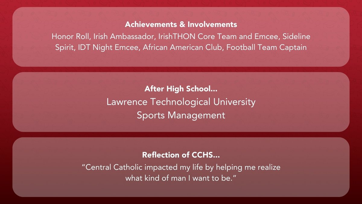 ☘️ SENIOR SPOTLIGHT: Hard to fathom Class of 2025 will graduate on May 19!!! Over next 4 weeks, we're going to highlight seniors!!! Next graduate is Isaiah Fox. CONGRATS <a href="/Isaiah_Fox11/">Isaiah Fox</a> &amp; best of luck at <a href="/LawrenceTechU/">Lawrence Tech</a> ... GO IRISH!!! #CentralToLife l #2025Graduate ☘️