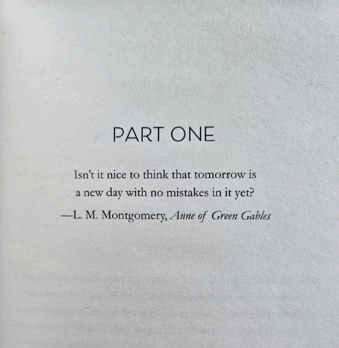 tomorrow is a new day