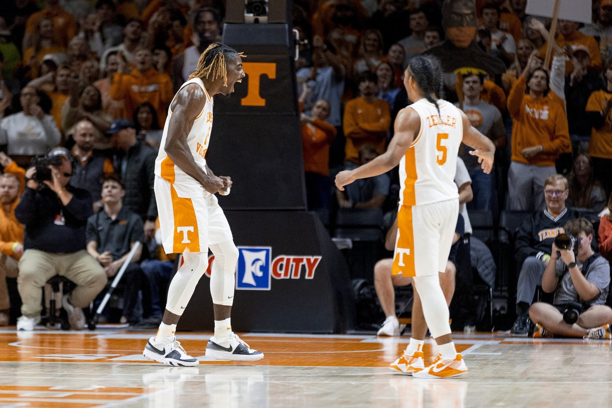 Tennessee was ranked in all 80 <a href="/AP_Top25/">AP Top 25</a> Polls with Jahmai Mashack and Zakai Zeigler. Only one other team was top-25 every week in those four years (Houston).

<a href="/Vol_Hoops/">Tennessee Basketball</a> earned 75 top-20 spots, 63 top-15 positions, 50 top-10 nods, 24 top-five placements and five No. 1 rankings.