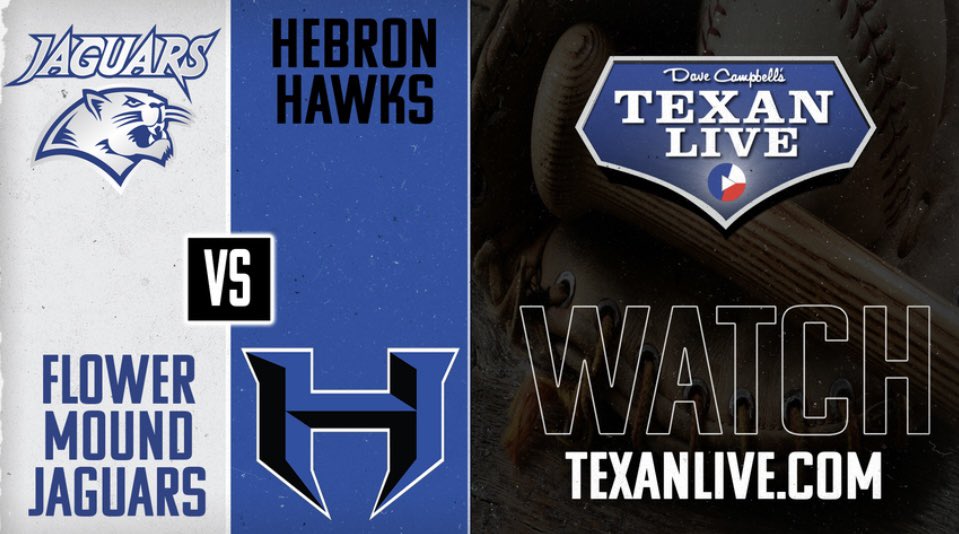 Champion Sports Radio (@championsports) on Twitter photo Tonight is the regular season finale as #11 <a href="/FMJagsHardball/">FlowerMoundBaseball</a> hosts <a href="/HebronBaseball/">HebronHawksBaseball</a>! If you can’t be there, watch with us on <a href="/Texan_Live/">Dave Campbell’s Texan Live - Texanlive.com</a>!
⚾️5-6A
⏰7PM
📍The Mound in Flower Mound
🎙️<a href="/MrThomasDLee/">Thomas D. Lee</a> & <a href="/CutterSippel/">Cutter Sippel</a>
📺 texanlive.com/video/67ffca91…
🎥<a href="/ebkerstine/">ethan</a> Tonight is the regular season finale as #11 <a href="/FMJagsHardball/">FlowerMoundBaseball</a> hosts <a href="/HebronBaseball/">HebronHawksBaseball</a>! If you can’t be there, watch with us on <a href="/Texan_Live/">Dave Campbell’s Texan Live - Texanlive.com</a>!
⚾️5-6A
⏰7PM
📍The Mound in Flower Mound
🎙️<a href="/MrThomasDLee/">Thomas D. Lee</a> & <a href="/CutterSippel/">Cutter Sippel</a>
📺 texanlive.com/video/67ffca91…
🎥<a href="/ebkerstine/">ethan</a>