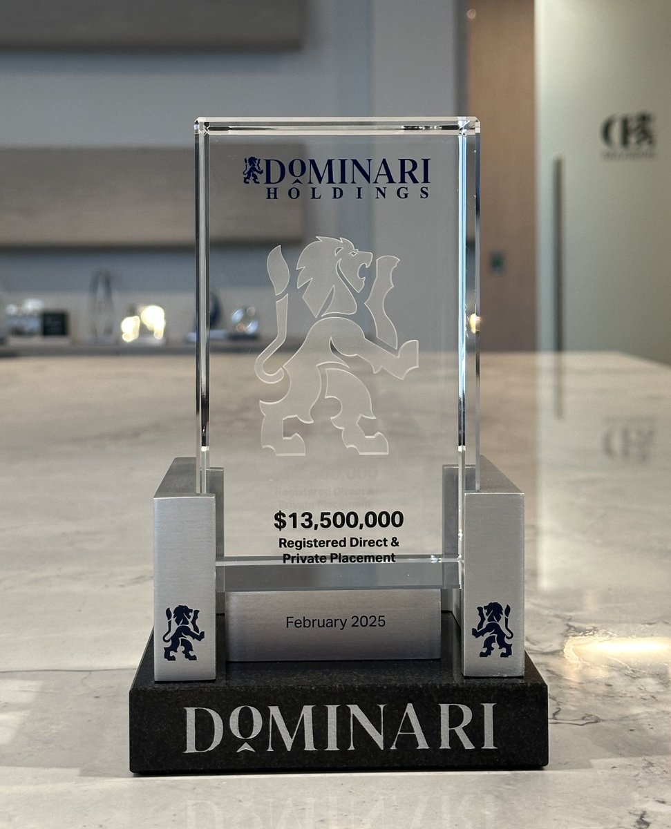 We are excited to share the beautiful tombstone for Dominari Holdings, designed by TimeCast Designs.

<a href="/wool_kyle/">kyle wool</a> 

#tombstone #DOMH #DominariHoldings #investment #banking #wealth #management

Visit Dominari Holdings website for more information
dominariholdings.com