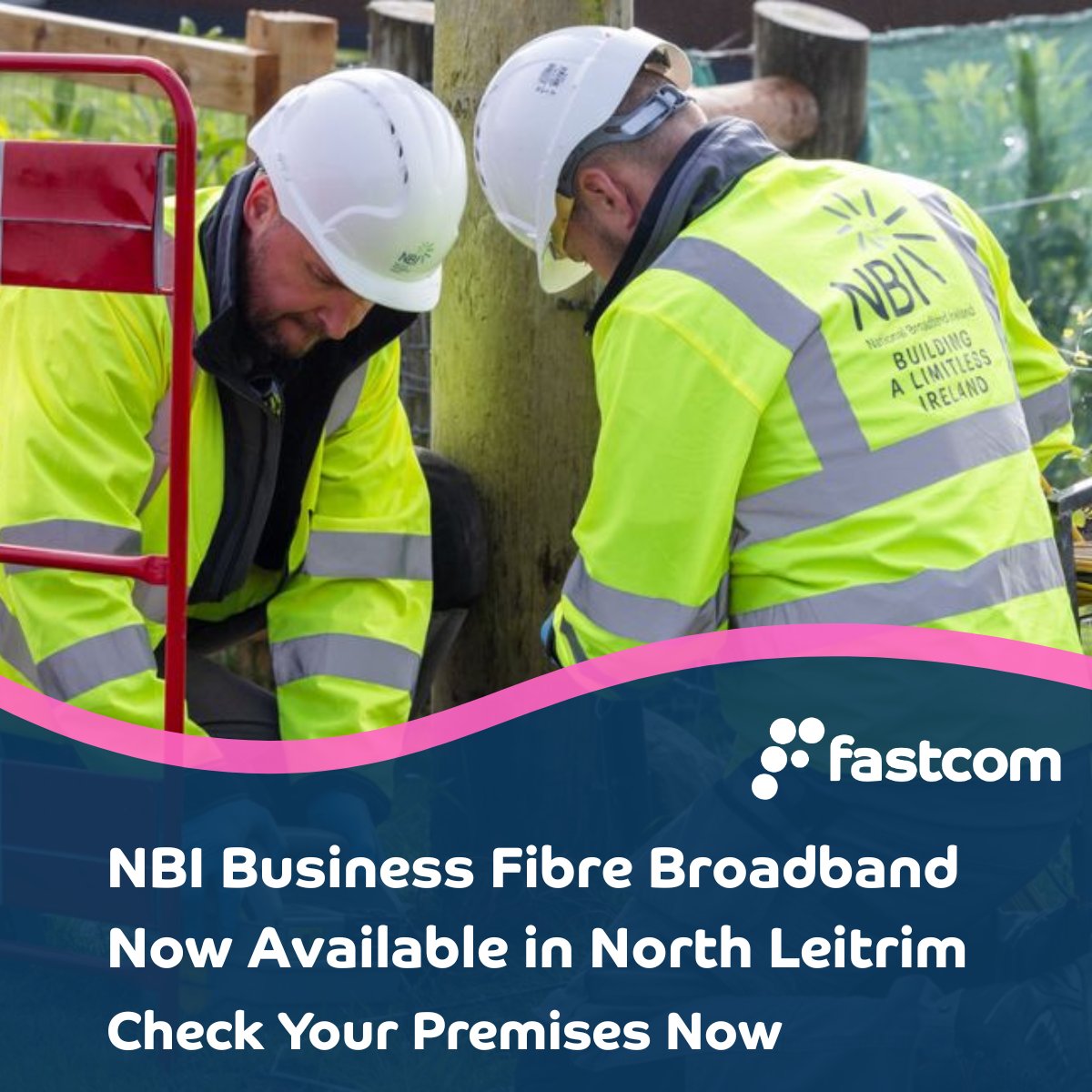 North Leitrim businesses can now connect to high-speed fibre! Check your Eircode &amp; transform how you work: bit.ly/3RwvcpR #FibreBroadband #Leitrim #NBI