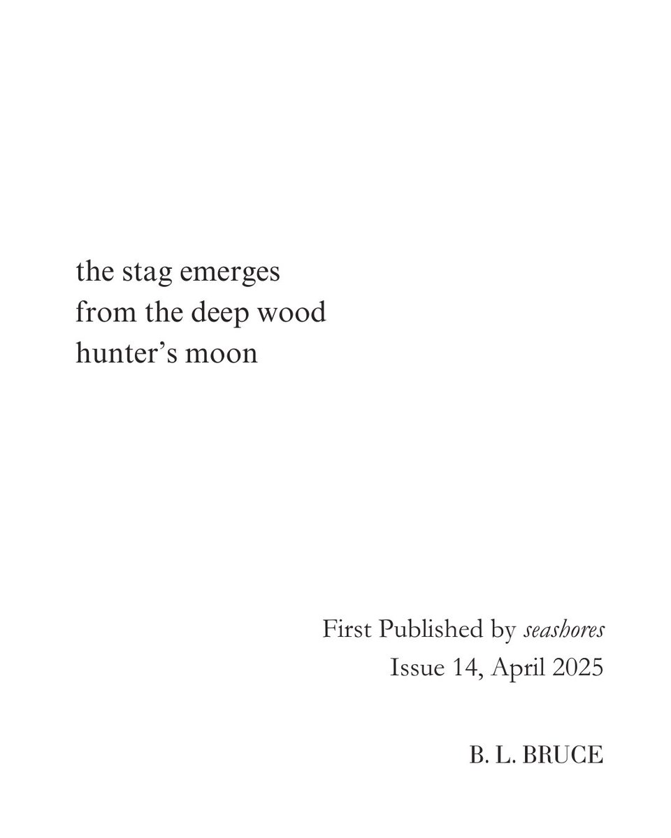 New #haiku in Issue 14 of seashores, April 2025.