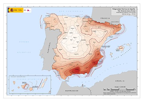 ANEPPCE's tweet photo. El riesgo de TERREMOTO en ESPAÑA es REAL. La prevención es nuestra mejor arma. Mapa de peligrosidad sísmica y CONSEJOS de @IGN_Sismologia https://t.co/NyXwBlTBFy