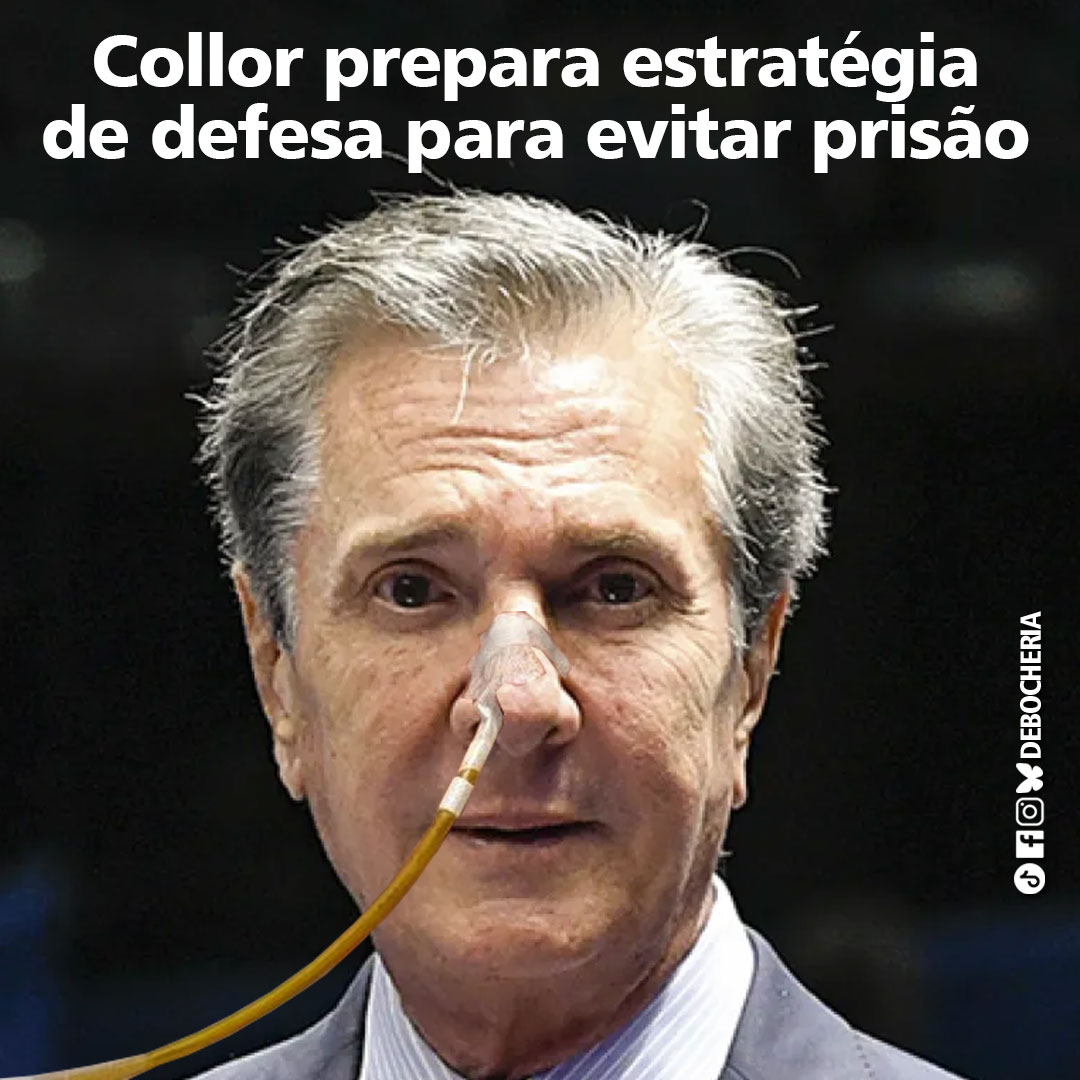 Collor prepara estratégia de defesa para evitar prisão