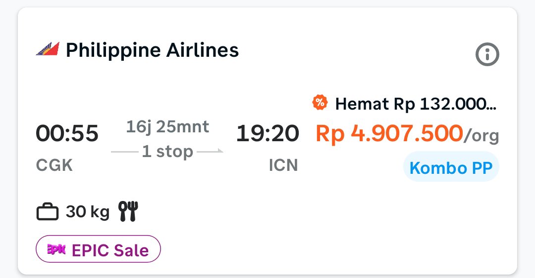 ke korea buat lihat sakura? bisa. buat cari cowok kayak di drakor? usaha dulu ya. Promo EPIC Traveloka bantu tiketnya sampe 60% diskon!
sampe 5 Mei 2025: trv.lk/EPIC-Sale-X #JAiDIEPIC