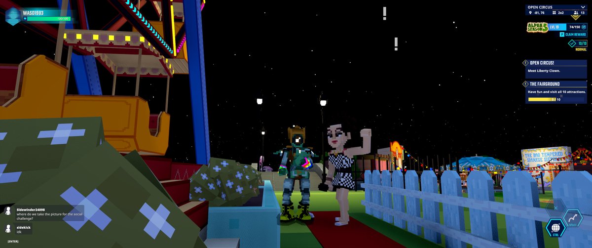 SofaKingNerd's tweet image. Date at the @TheSandboxGame Circus? 💘 tsbga.me/TheSandbox #AlphaSeason5