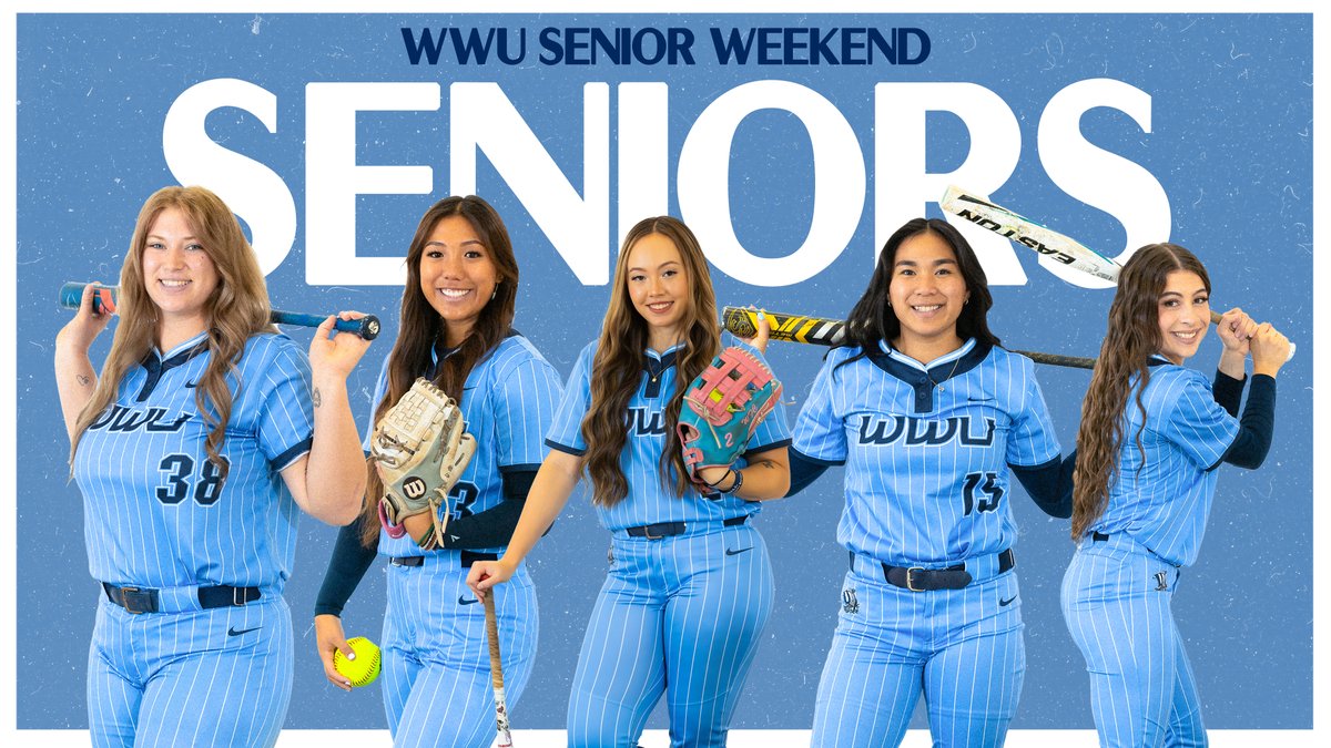 SB🥎 | It's SENIOR WEEKEND for <a href="/WWU_Softball/">WWU Softball</a> with five amazing student-athletes playing their final regular-season games at Viking Field!