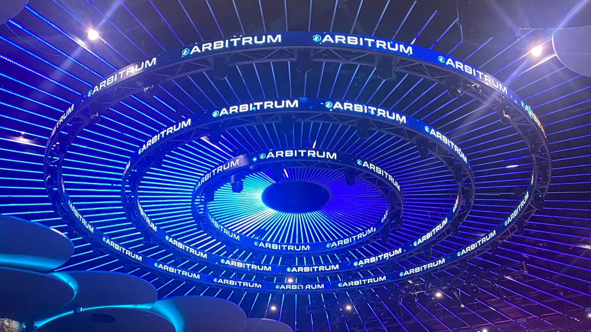 Futurist_conf's tweet image. 🚀 Arbitrum DAO is making the future possible! 🚀 
We’re thrilled to welcome of @arbitrum as an official Silver Sponsor of the 7th Annual Blockchain Futurist Conference!  
Come see them: 
📅 May 13, 2025 
📍 Toronto, Canada 
⚡️ Thank you for making the future possible ⚡️