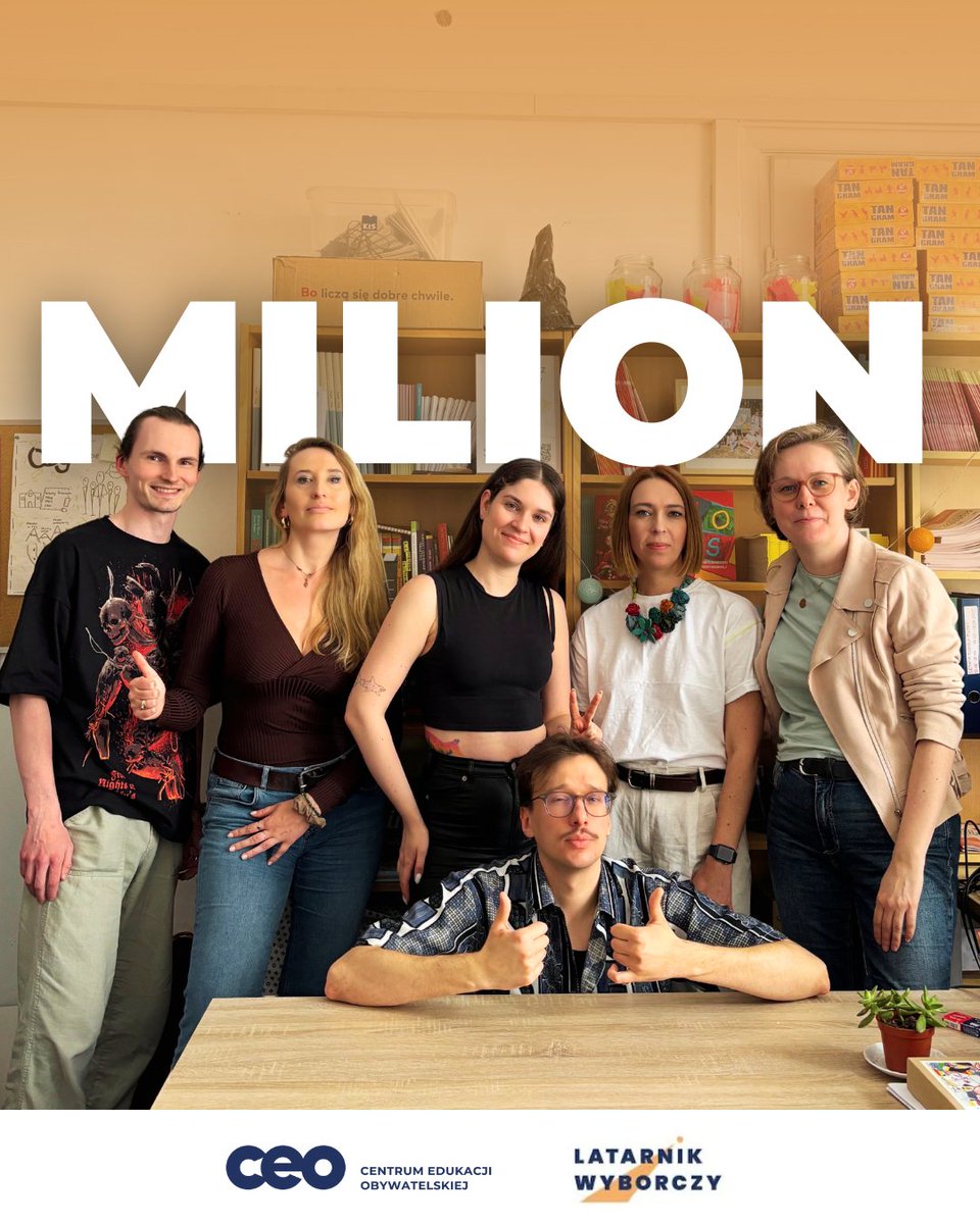 Mamy już ponad 1 000 000 wypełnionych testów! Mega za to dziękujemy i lecimy dalej! 🪽🪽🪽