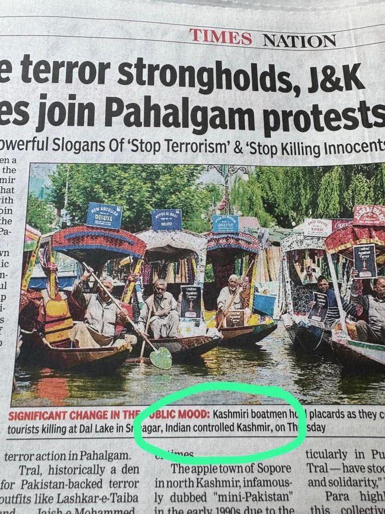 Rajiv Aundhe (@rajivrajivpers) on Twitter photo Look at encircled words..
..
Shame <a href="/timesofindia/">The Times Of India</a> of India group and all of us..who patronize them
..
this is terminology used by Pakistanis..
..
As an Indian have you ever used these kinds of words??
🙏🏼🙏🏼🙏🏼 Look at encircled words..
..
Shame <a href="/timesofindia/">The Times Of India</a> of India group and all of us..who patronize them
..
this is terminology used by Pakistanis..
..
As an Indian have you ever used these kinds of words??
🙏🏼🙏🏼🙏🏼