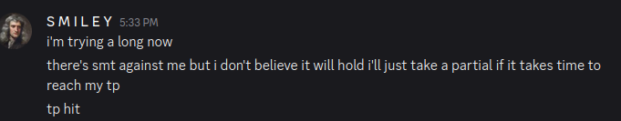 SmileyTheSharkk's tweet photo. Gave First signal on the discord. live. Link below "Free btw" https://t.co/lmSNFsTGVP