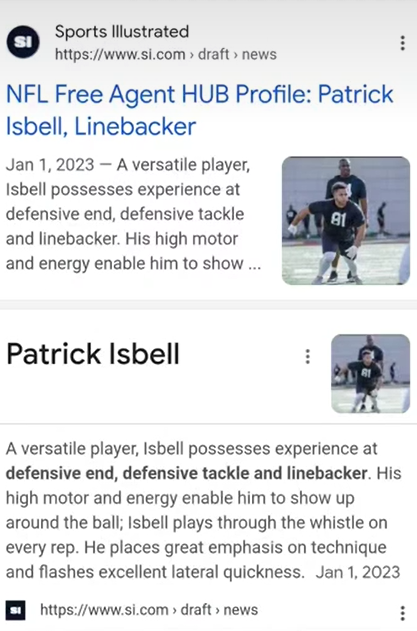 patrickisbell_'s tweet image. ****Repost of article**** link on SI.COM got taken down 🙏 @NFLDraftSi