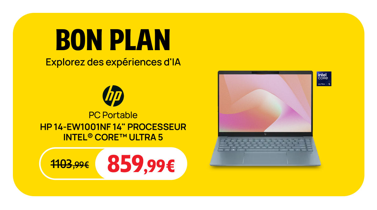 #BonPlan 💻Découvrez notre offre spéciale sur le PC portable HP, conçu pour des performances optimales et une expérience IA avancée!👉urlr.me/nwzTcN