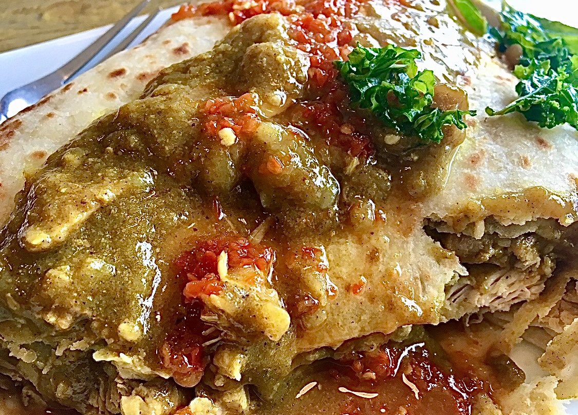 Leafs move to 3 &amp; 0… and all we can do is stuff our faces with the biggest curry chicken roti in the league (extra pepper) at Eadrey Foods in Leslieville.  A two-hander so saucy, we quickly learn utensils are mandatory!  We’ll wear the stain on our Benoit jersey proudly! 🇯🇲