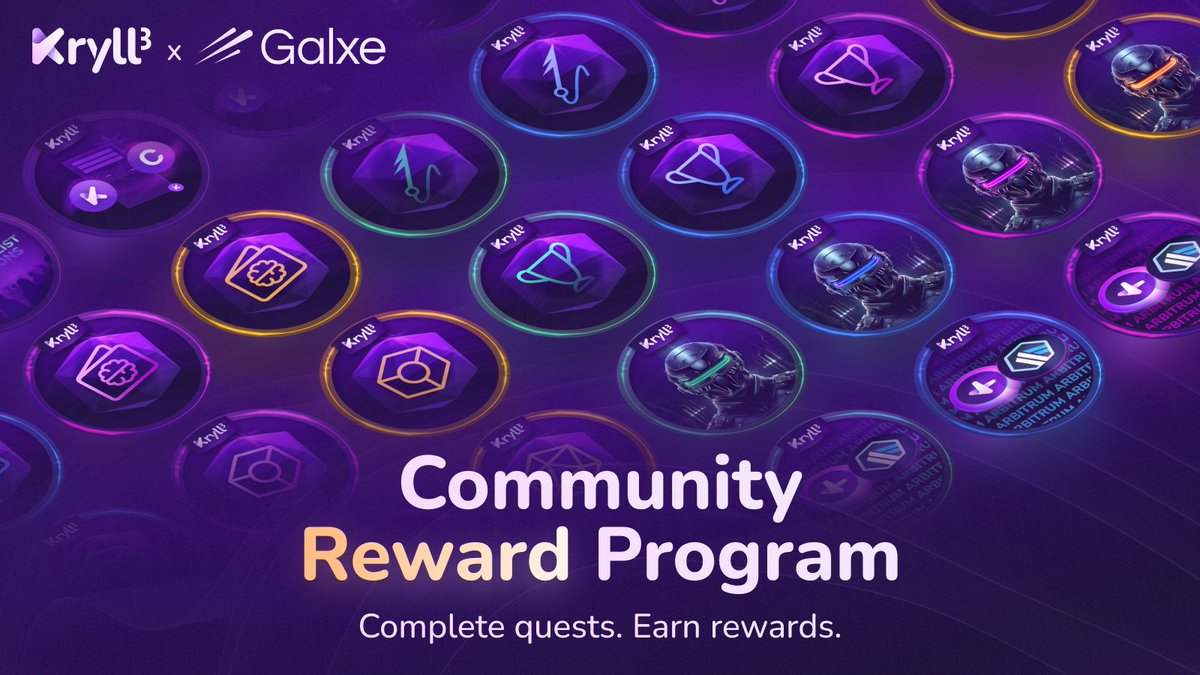 kryll_io's tweet image. Discover the Kryll³ Community Reward Program powered by @GalxeQuest, where quests actually lead to something big!
The button you were looking for: 👉 app.galxe.com/quest/kryll
🕹 Complete quests to earn #GalxeOAT
🧠 Use your OATs on Kryll³ dApp to unlock exclusive AI credits &…