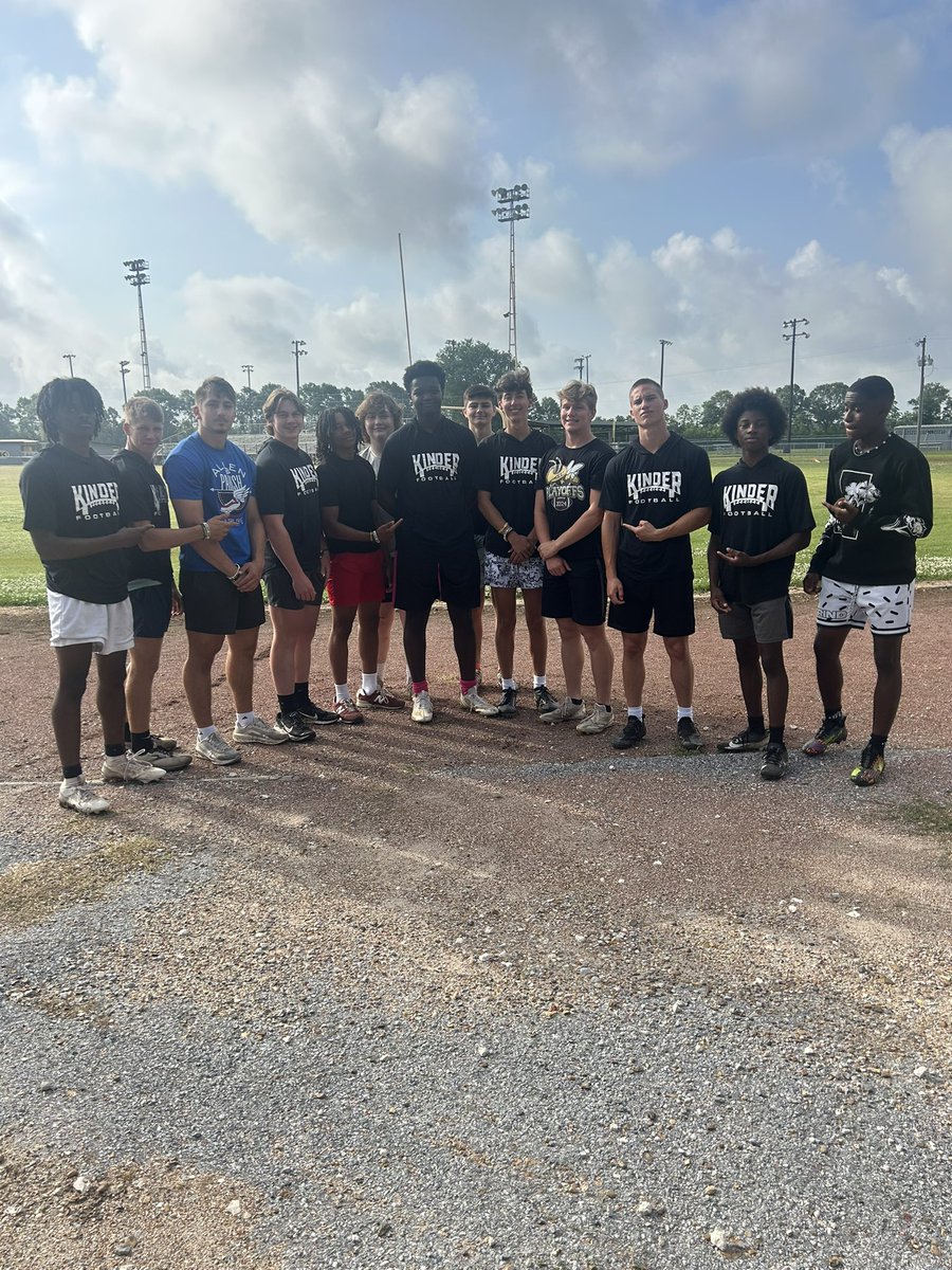 We have a BIG C.A.T. this week!  Jr. OL/DL Braylon Robinson.  He has come a long way over the last two years and has turned himself into the fastest lineman on our team!  Can’t wait to see him continue gain confidence and grow as an athlete!