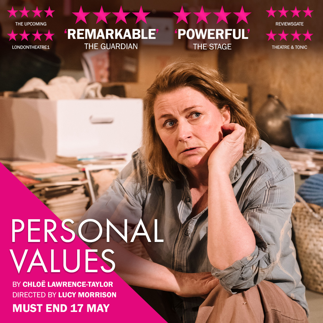'This tender story of messy, love-hate family relationships, regrets and debilitating nostalgia is striking and powerful' (The Stage)

Critics are loving Personal Values, running Downstairs until 17 May.

Don't miss it: hampsteadtheatre.com/whats-on/2025/…