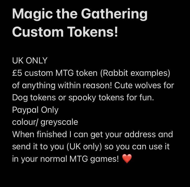 MewllyUwU's tweet photo. Ok… I don’t know if this is gonna work or get interest but here goes nothing. MTG custom token(s) #MagicTheGathering #fanart #commissionopen #smallartist #Commander #CardArt #cardgame #customtokens #traditionalart #Pencildrawing https://t.co/s0ITMS5GFP