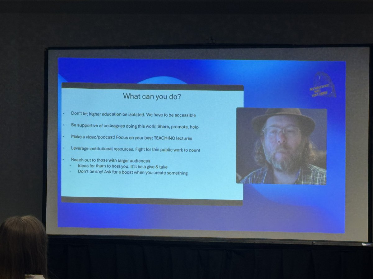 BrianaPobiner's tweet image. Great (pre-recorded) talk just now by @FlintDibble at #SAA2025 on how to combat pseudoarchaeology! The room was packed and many of us were standing in the back & outside the doors to listen 👏🏻 👏🏻 👏🏻 👏🏻👏🏻