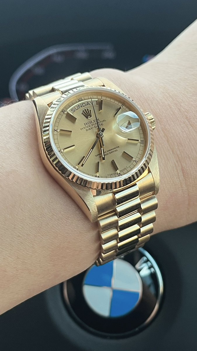 TheMrMoment's tweet image. Day 98/n #watchcheck

#DayDate #VintageRolex
