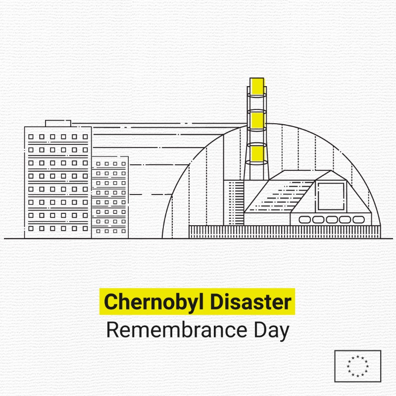 26 April 1986 
The legacy of Chernobyl continues to this day.
 
As radiation decays, landmines and abandoned ordnance remain a deadly threat.

Remnants of both are an invisible but constant reminder of this man-made disaster, affecting Ukraine, the rest of Europe, and the world.