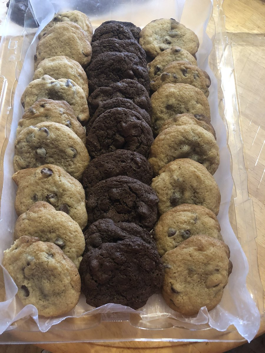 I made homemade cookies for a friend’s daughter’s wedding reception this morning. I try to use the best ingredients plus I put a lot of love in them. Can you guess what kinds they are?