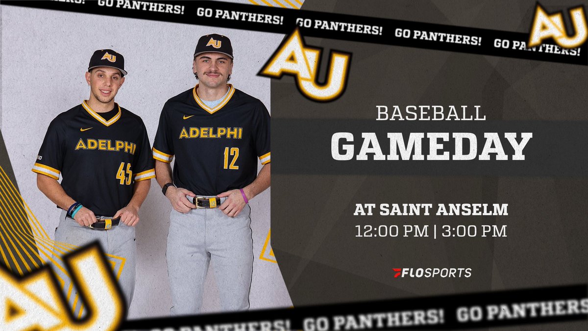 AdelphiBaseball's tweet image. Taking on Saint A’s for 2️⃣ today‼️
📍: Manchester, N.H.
🆚: @STAHawks
⏰: 12:00 PM | 3:00 PM
📊: bit.ly/2H7ZIEo
📺: bit.ly/3CEiNNu
#PawsUp🐾