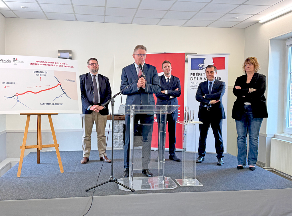 Image de Préfet de la Vendée - #Aménagement #SécuritéRoutière | Inauguration de la RD11 par Gérard Gavory, Préfet de la Vendée 🇫🇷