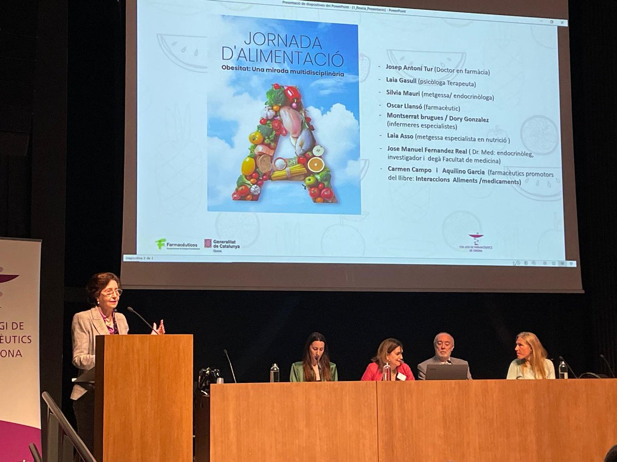 🙌 Gràcies a tots els assistents i ponents que heu fet possible la jornada “Obesitat: una mirada multidisciplinària” celebrada avui a l’Auditori Josep Irla!

💡 Un dia intens d'aprenentatge i treball conjunt per abordar l’obesitat des de la farmàcia.