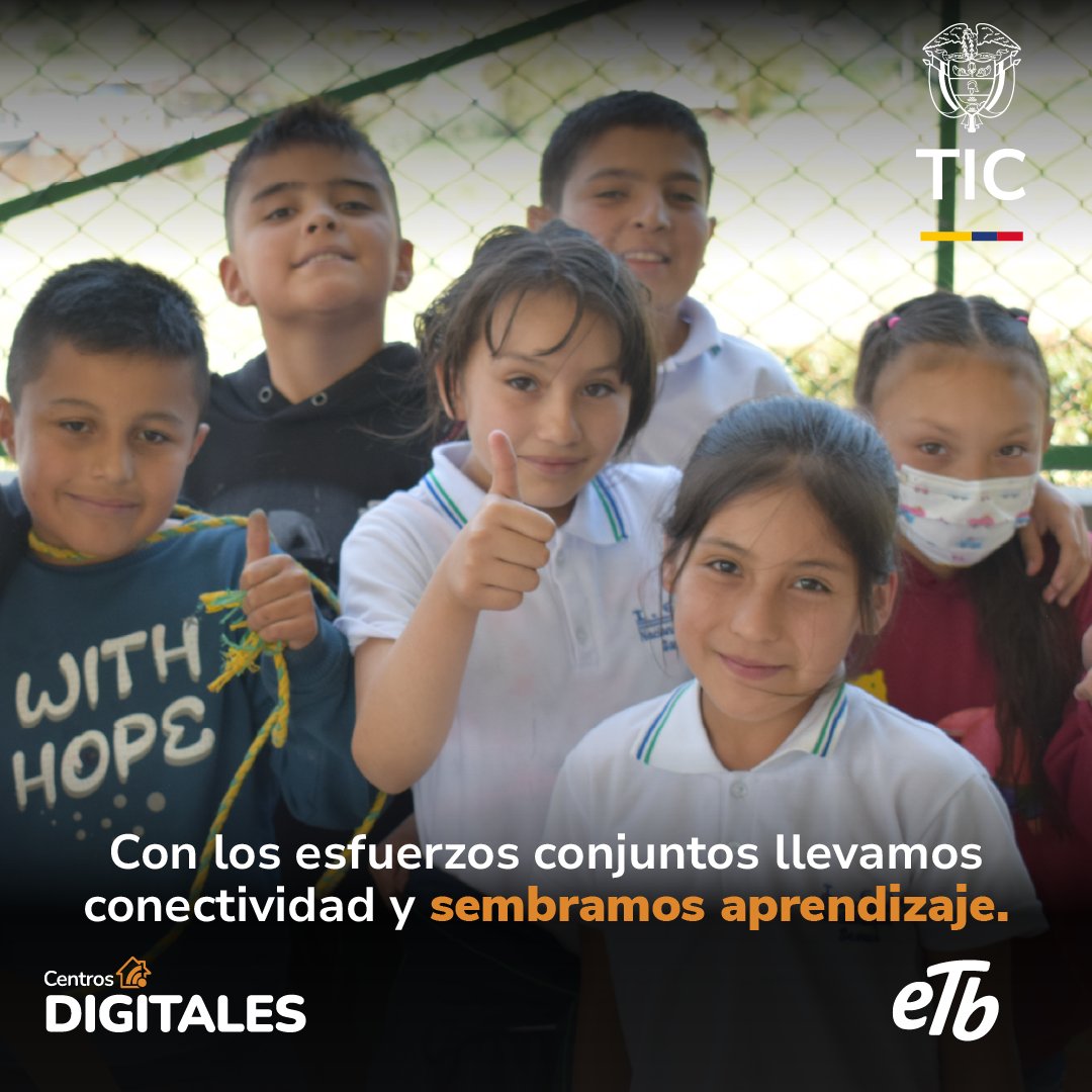 ETB's tweet image. 🏫✨ Estamos visitando las instituciones beneficiadas con Internet gratuito de los Centros Digitales del MinTIC y la UT ETB NET. Más estudiantes acceden a oportunidades digitales. 💻📚🚀 ¡El futuro es hoy!​

#InclusiónDigital #EducaciónConectada #CentrosDigitales