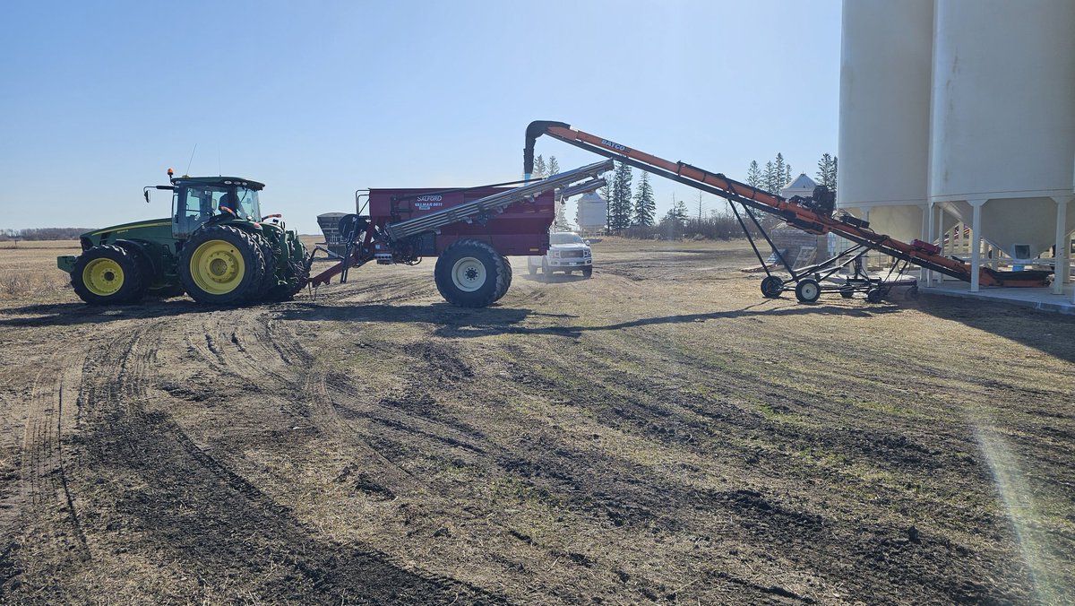 Loading up for the first field of #plant25 #MB