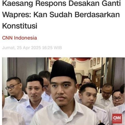 Krn Konstitusi diubah pamanmu goblog! 🤣🤣🤣