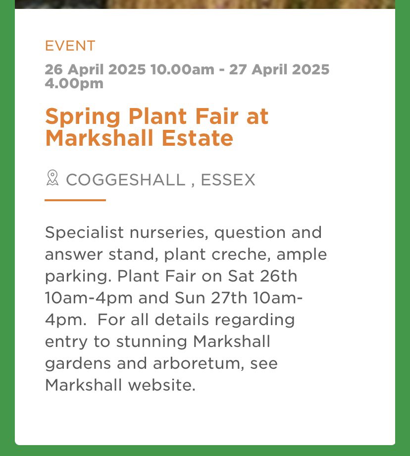Looking forward to returning to the #essexplantheritage #plantfair tomorrow. We have a great range of #shadeplants and perennials for #claysoils plus Lynne is one of the guest speakers. Do come and say hi if you’re going.