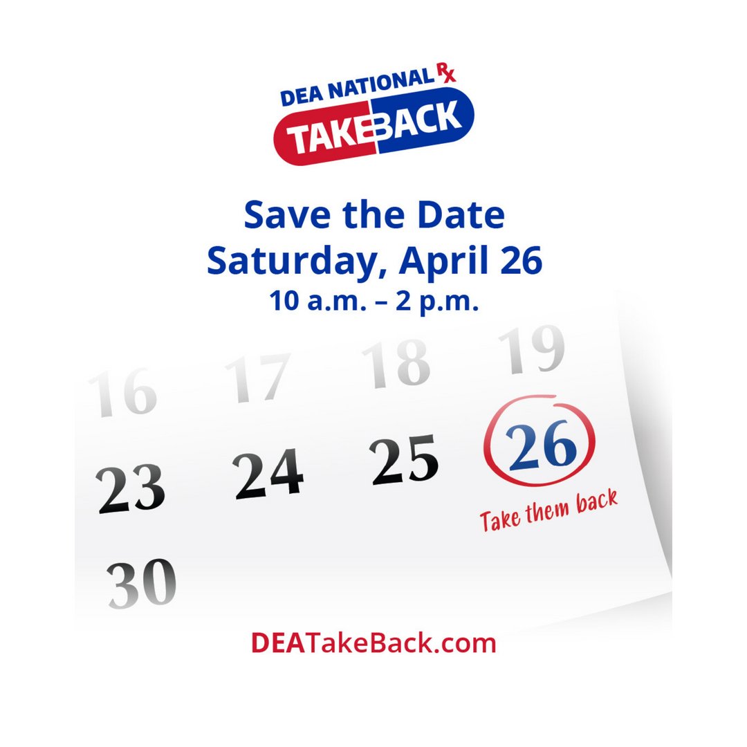FastestLabAlex's tweet image. DEA’s National Prescription Drug Take Back Day encourages the public to remove unneeded medications from their homes as a measure of preventing medication misuse and opioid addiction from ever starting. Visit DEAtakeback.com to find a colllection site near you!