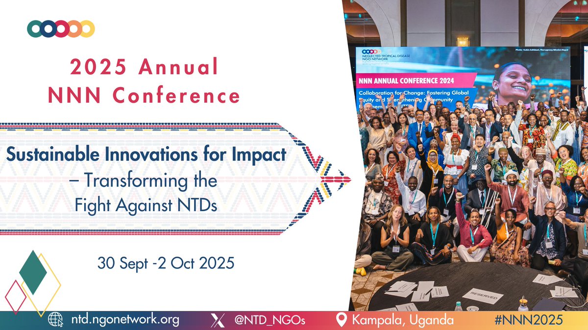 The deadline for submissions is fast approaching!
You have until Sunday 27th April to submit your Workshop, Rapid Fire or Poster proposals for the #NNN2025 Conference!
ntd-ngonetwork.org/2025-nnn-confe…
#BeatNTDs