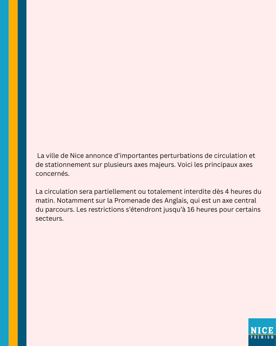 Tout ce qu'il faut savoir sur les conditions de circulation ⬇

nicepremium.fr/evenements/sem…

<a href="/VilledeNice/">Ville de Nice</a>