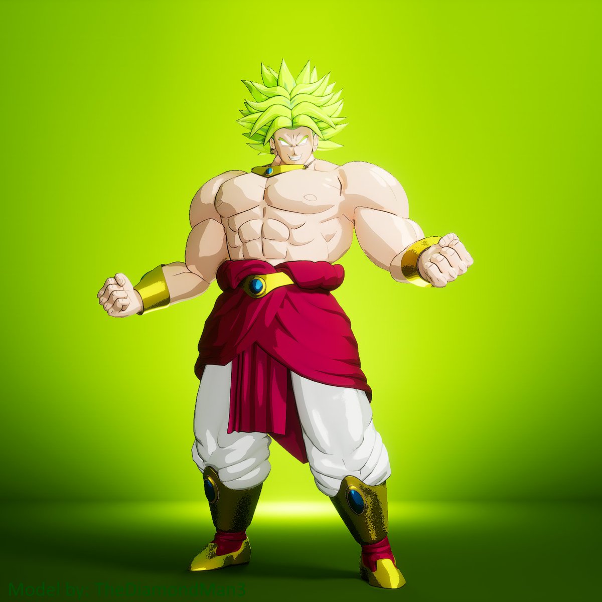Couldn't find a model of Broly from Dragon Ball that wasn't a rip from a game or fit my needs, so I made one myself.
I will eventually be using it for a future animation project.
#DragonBall #DragonBallZ #UnrealEngine5