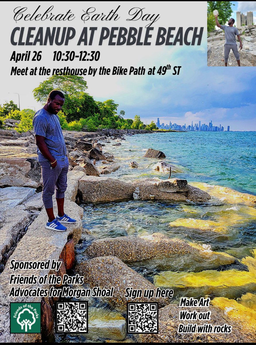 Tomorrow, Friends of the Parks and Advocates for Morgan Shal will be hosting a clean up at pebble beach! Join them to help keep our community clean and beautiful