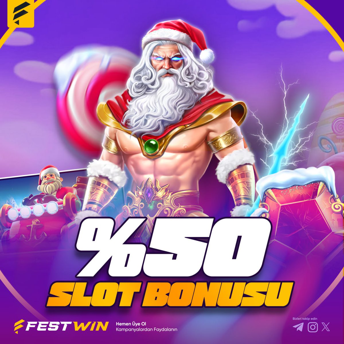 denemebonusu_xt's tweet image. %50 SLOT BONUSU İLE KAZANÇ SİZİNLE! 

✔️ HESABINIZA ŞİMDİ 1000 TL YATIRIM YAPIN %50 SLOT BONUSU KAZANIN!

Güncel Giriş: bit.ly/4jnd66M

🔶 SINIRSIZ KAZANÇLAR FESTWİN&apos;DE!