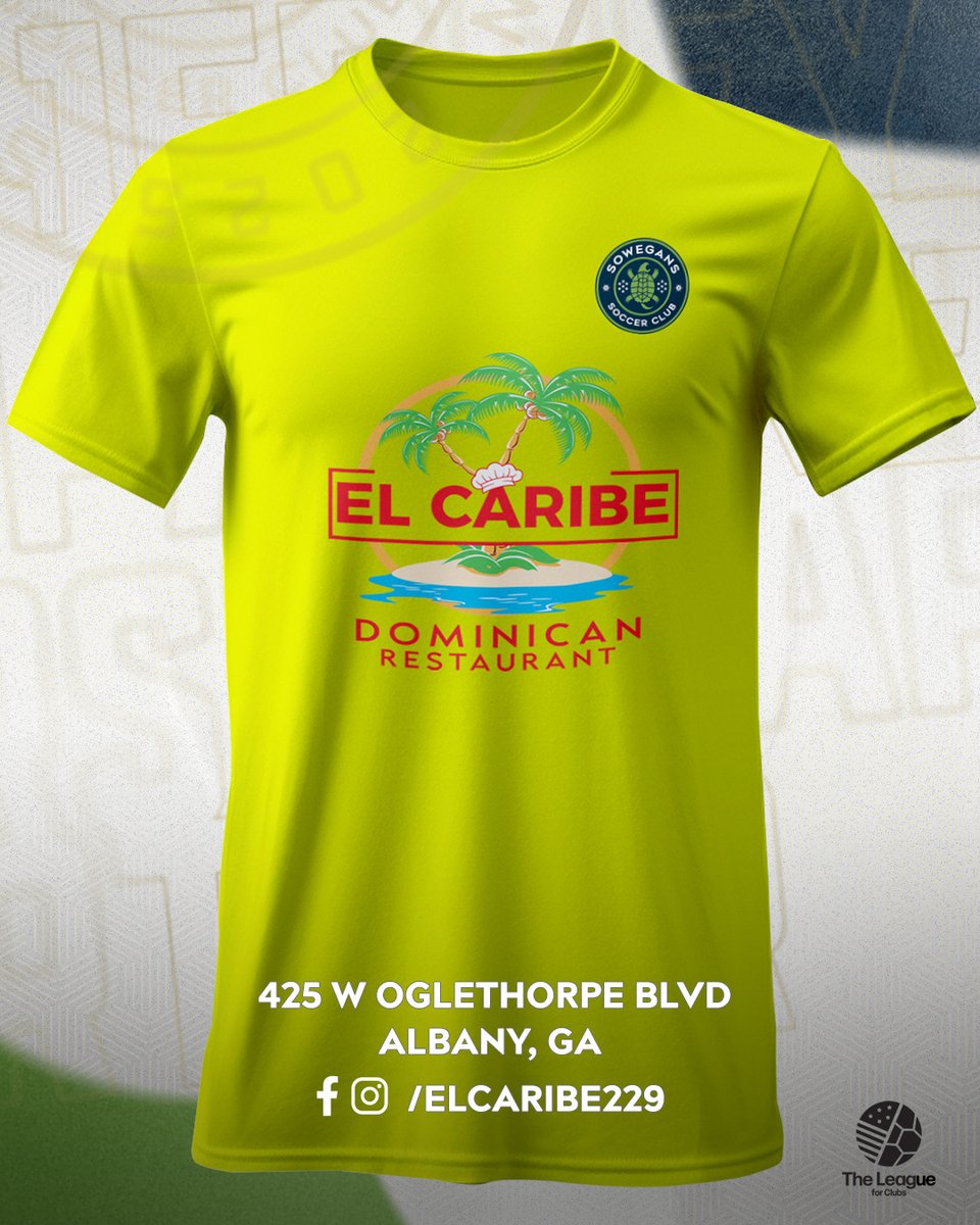 🏝️☀️⚽️
El Caribe Dominican Restaurant is bringing the flavor as our official Warm-Up Jersey Sponsor! From Mofongo and Empanadas to fresh AcaiíBowls and Natural Smoothies and Juices, they  bring a true taste of the islands to SWGA. Catch their food truck at home games this season!