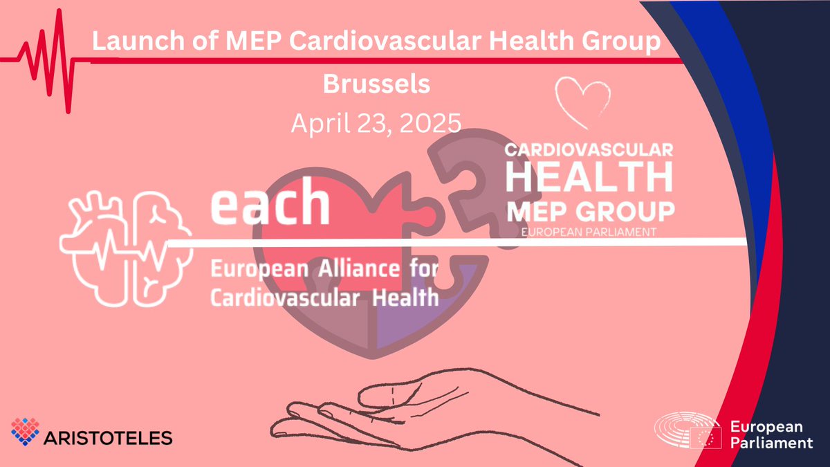 ARISTOTELES EU Project (@aristoteles_he) on Twitter photo Just launched: The Cardiovascular Health Group at <a href="/Europarl_EN/">European Parliament</a>!
➡️ New Roadmap unveiled incl. risk checks, data, access, & innovation 🧠📊
📰 Read full article 👉 aristoteles-horizon.eu/news/launch-of…
#HeartHealth #CardiovascularCare #CardiovascularCare Just launched: The Cardiovascular Health Group at <a href="/Europarl_EN/">European Parliament</a>!
➡️ New Roadmap unveiled incl. risk checks, data, access, & innovation 🧠📊
📰 Read full article 👉 aristoteles-horizon.eu/news/launch-of…
#HeartHealth #CardiovascularCare #CardiovascularCare