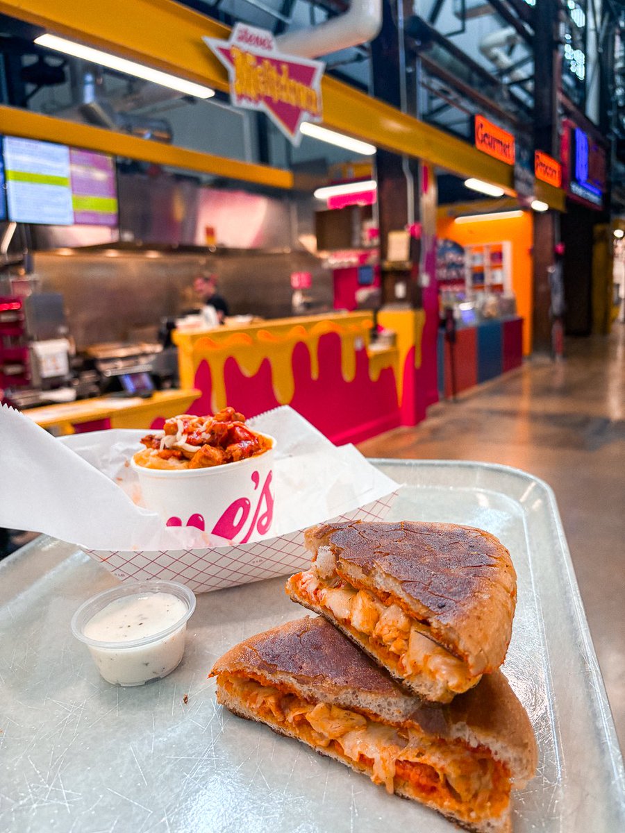 Buffalo Springfield Grilled Cheese: grilled chicken tossed in buffalo sauce, with pepper jack, mozzarella, and provel on toasted ciabatta, served with ranch for dunking. Buffalo Soldier Bowl: our creamy mac + cheese loaded with buffalo chicken, provel cheese, &amp; buffalo sauce .