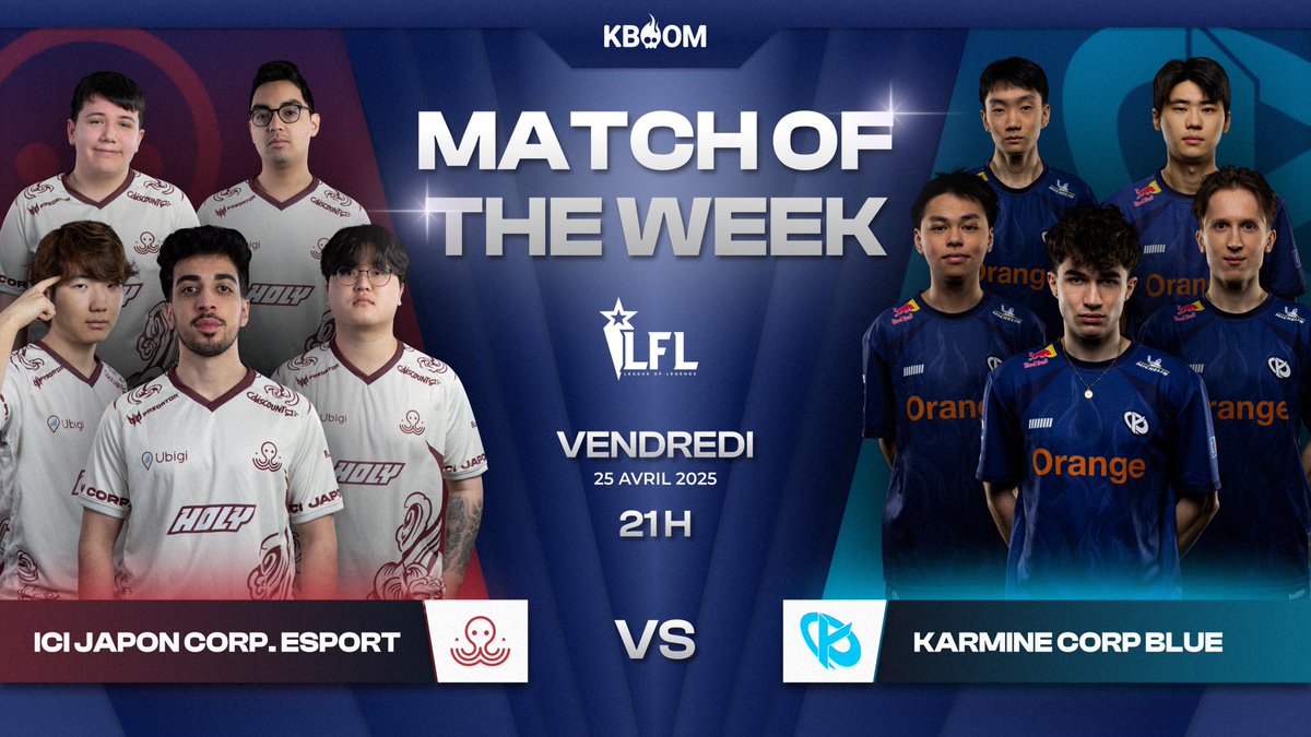 Le Match of the Week en Fantasy League LFL 🔥  

Revanche de la Finale du Winter Split ! 

#IJCWIN 🐙 OU #KCWIN ?