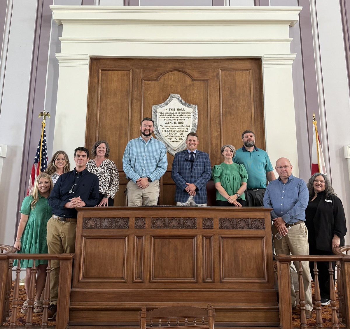 Alabama Rural Electric Association (@alruralelectric) on Twitter photo We were proud to host <a href="/cullmanec/">CullmanElectricCo-op</a>’s Leadership Academy in Montgomery this week! Thank you to <a href="/GarlanGudgerJr/">Garlan Gudger Jr</a> and <a href="/ALTreasurer/">Alabama Treasurer Young Boozer</a> for taking time to visit with the group. The future of Alabama’s electric cooperatives is bright! 🇺🇸 We were proud to host <a href="/cullmanec/">CullmanElectricCo-op</a>’s Leadership Academy in Montgomery this week! Thank you to <a href="/GarlanGudgerJr/">Garlan Gudger Jr</a> and <a href="/ALTreasurer/">Alabama Treasurer Young Boozer</a> for taking time to visit with the group. The future of Alabama’s electric cooperatives is bright! 🇺🇸