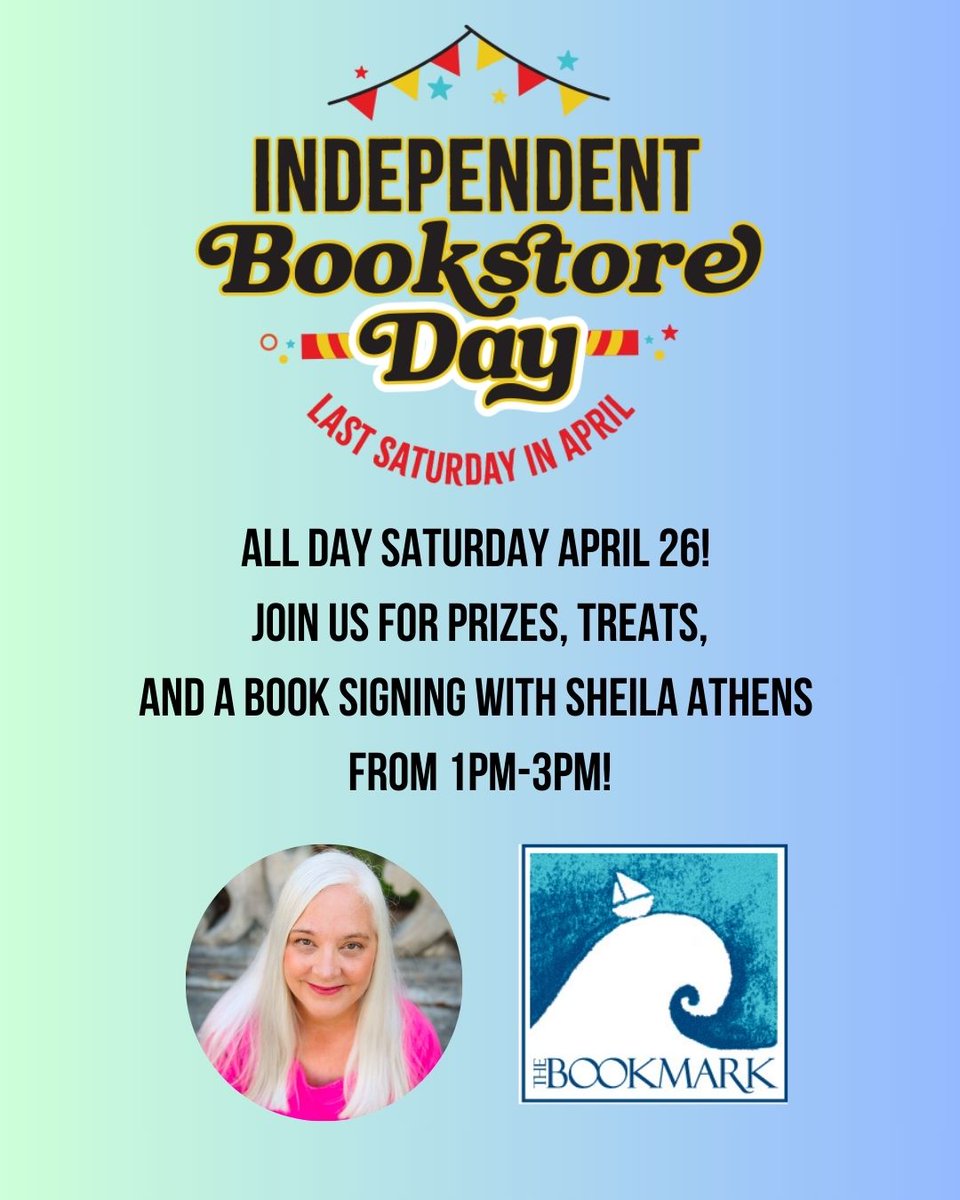 Who's excited for #IndieBookstoreDay! It's going to be a great day - stop by and say hello!