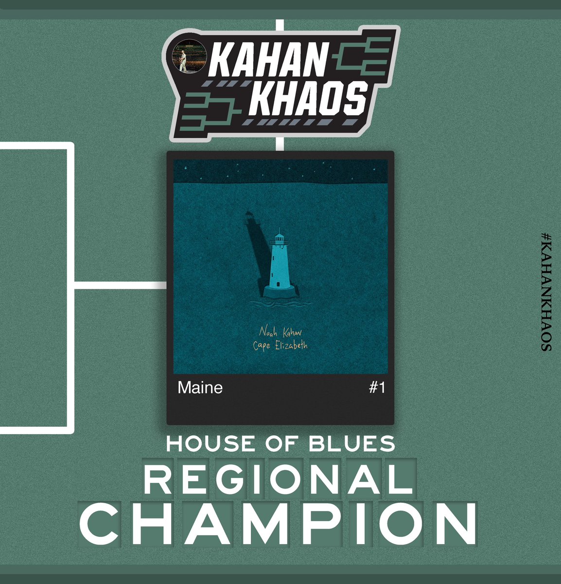 homesickbrando's tweet photo. This town’s still an ocean now… the champ is back!!! Maine dominates it’s way back to the FINAL FOUR and is the House of Blues Regional Champion #KahanKhaos https://t.co/MeKAgfIK0m