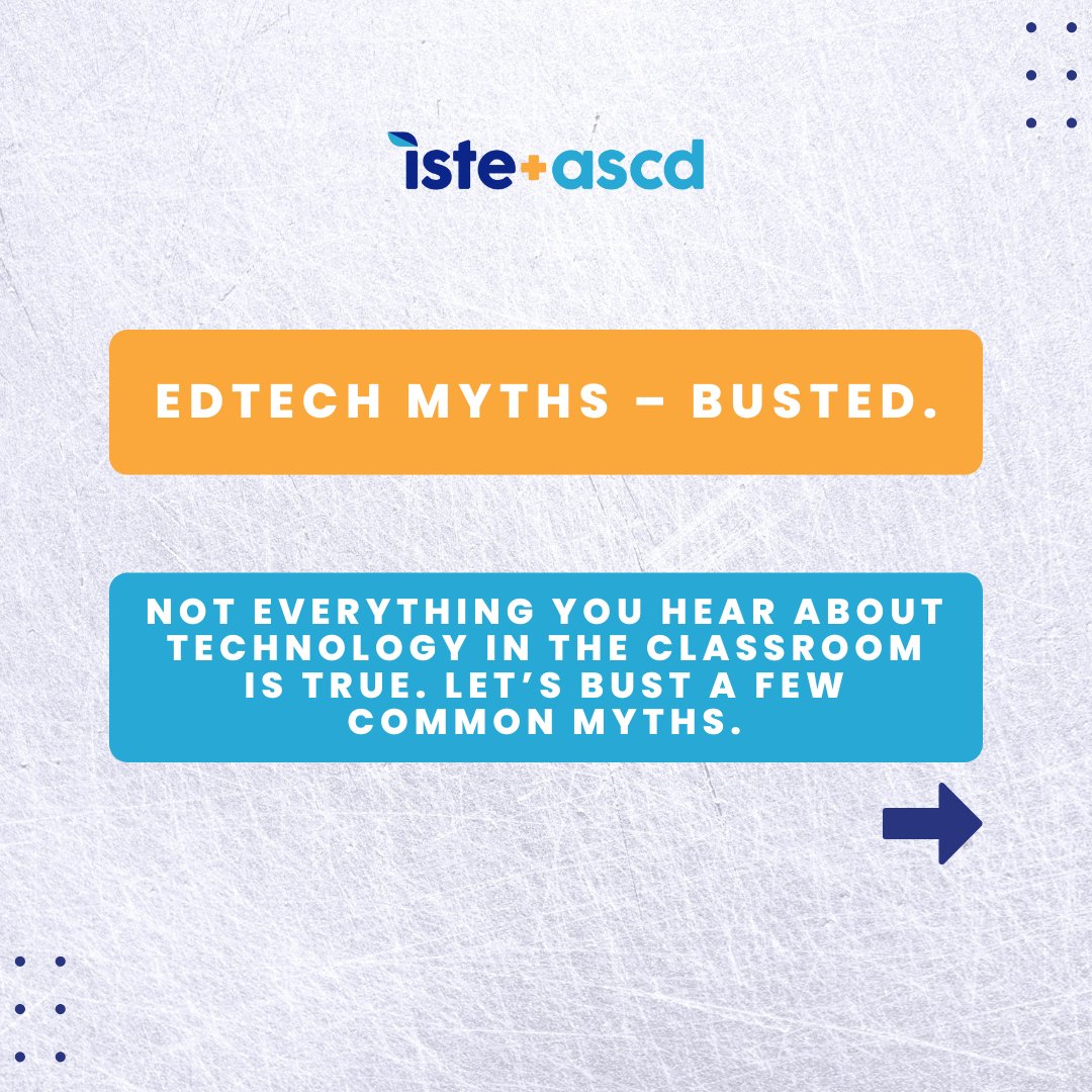 ISTEofficial's tweet image. Think EdTech is too complex or just hype? 🤔 Let’s bust the myths.
✅ Real tools
✅ Real impact
✅ Real learning
Explore what’s fact vs. fiction—and cut through the clutter with the FREE EdTech Index: hubs.ly/Q03hXVqk0
#EdTech #DigitalLearning #TeacherSupport
