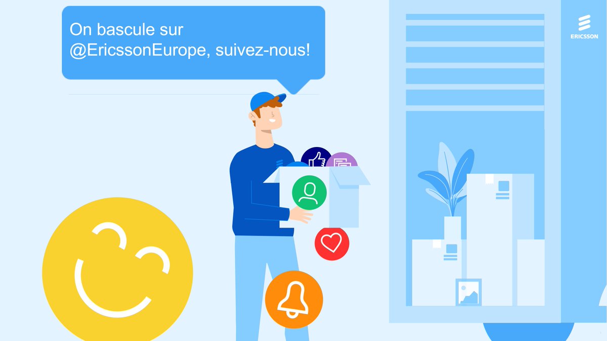 Ericsson France (@ericssonfrance) on Twitter photo Le compte X France devient <a href="/ericsson_europe/">Ericsson Europe</a> !
À partir du 1er mai, suivez-nous sur notre nouveau compte commun pour l’Europe.
👉 Actus, événements, innovations : tout y sera, au même endroit. Rejoignez-nous sur <a href="/ericsson_europe/">Ericsson Europe</a> dès maintenant !
#Ericsson #Europe #Connectivité Le compte X France devient <a href="/ericsson_europe/">Ericsson Europe</a> !
À partir du 1er mai, suivez-nous sur notre nouveau compte commun pour l’Europe.
👉 Actus, événements, innovations : tout y sera, au même endroit. Rejoignez-nous sur <a href="/ericsson_europe/">Ericsson Europe</a> dès maintenant !
#Ericsson #Europe #Connectivité
