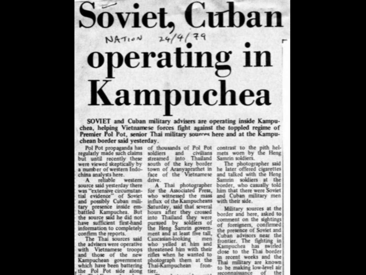 ChivanSan's tweet photo. Vietnam Invasion of Kampuchea condemned December 25, 1978 https://t.co/fiEzSUZL7s